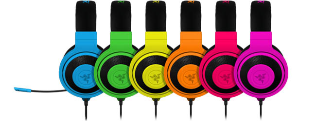 الكشف عن سلسلة سماعات Kraken Neon من شركة Razer الكشف عن سلسلة سماعات Kraken Neon من شركة Razer