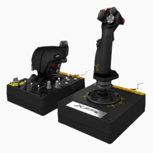 مع وحدة تحكم Saitek X-55 RHINO H.O.T.A.S سوف تصبح محترفا مع العاب الطيران مع وحدة تحكم Saitek X-55 RHINO H.O.T.A.S سوف تصبح محترفا مع العاب الطيران