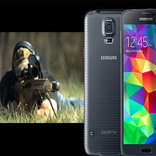 شاهد مواجهة الهاتف الذكي Samsung Galaxy S5 مع السلاح المدمر M107A1 شاهد مواجهة الهاتف الذكي Samsung Galaxy S5 مع السلاح المدمر M107A1