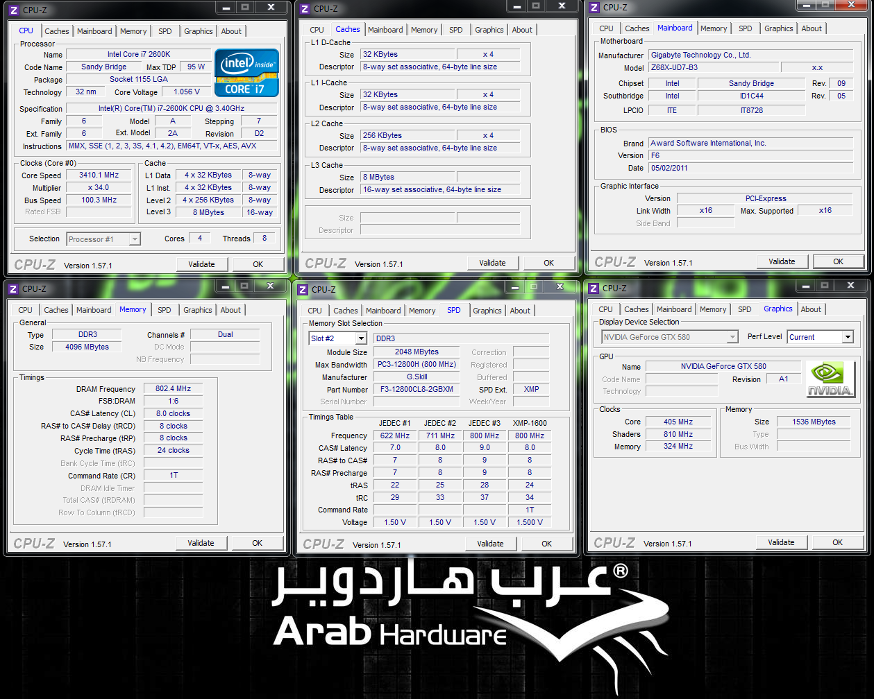 Gigabyte GA-Z68X-UD7-B3 Review - Arabhardware