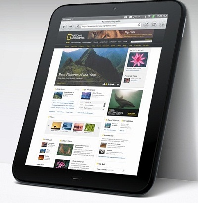جهاز HP TouchPad المزود بنظام webOS 3.0