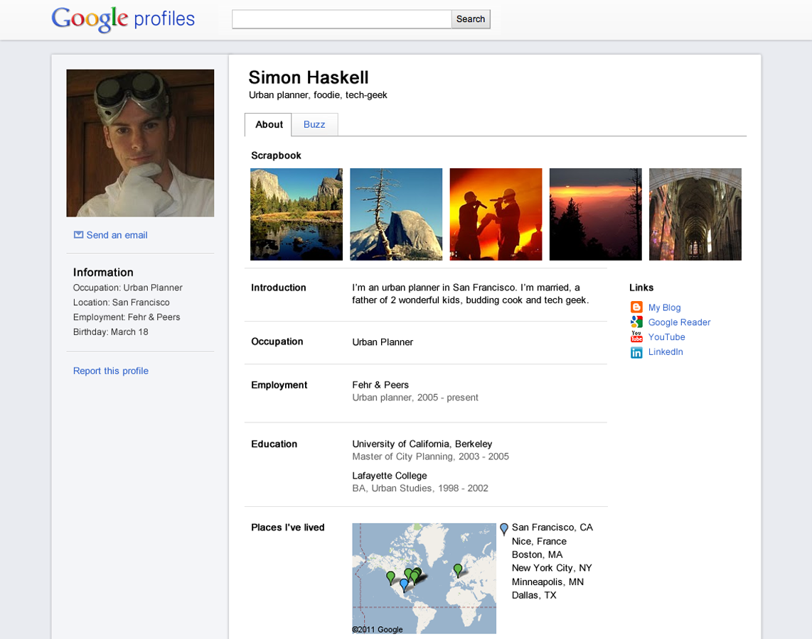 google profiles