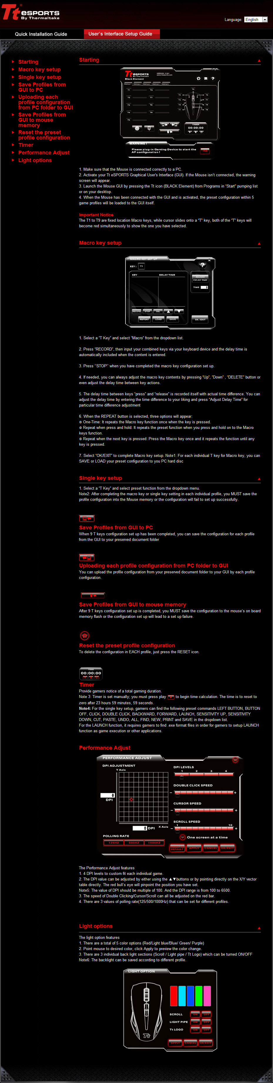 User's Interface Setup Guide