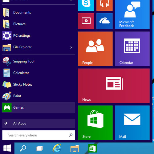 مجموعة صور من داخل نظام تشغيل Windows 9 إصدار 9834 مجموعة صور من داخل نظام تشغيل Windows 9 إصدار 9834