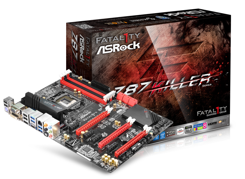 ASRock تصدر لوحتهاالجديدة الخاصة بالاعبين Fatal1ty Z87 Killer