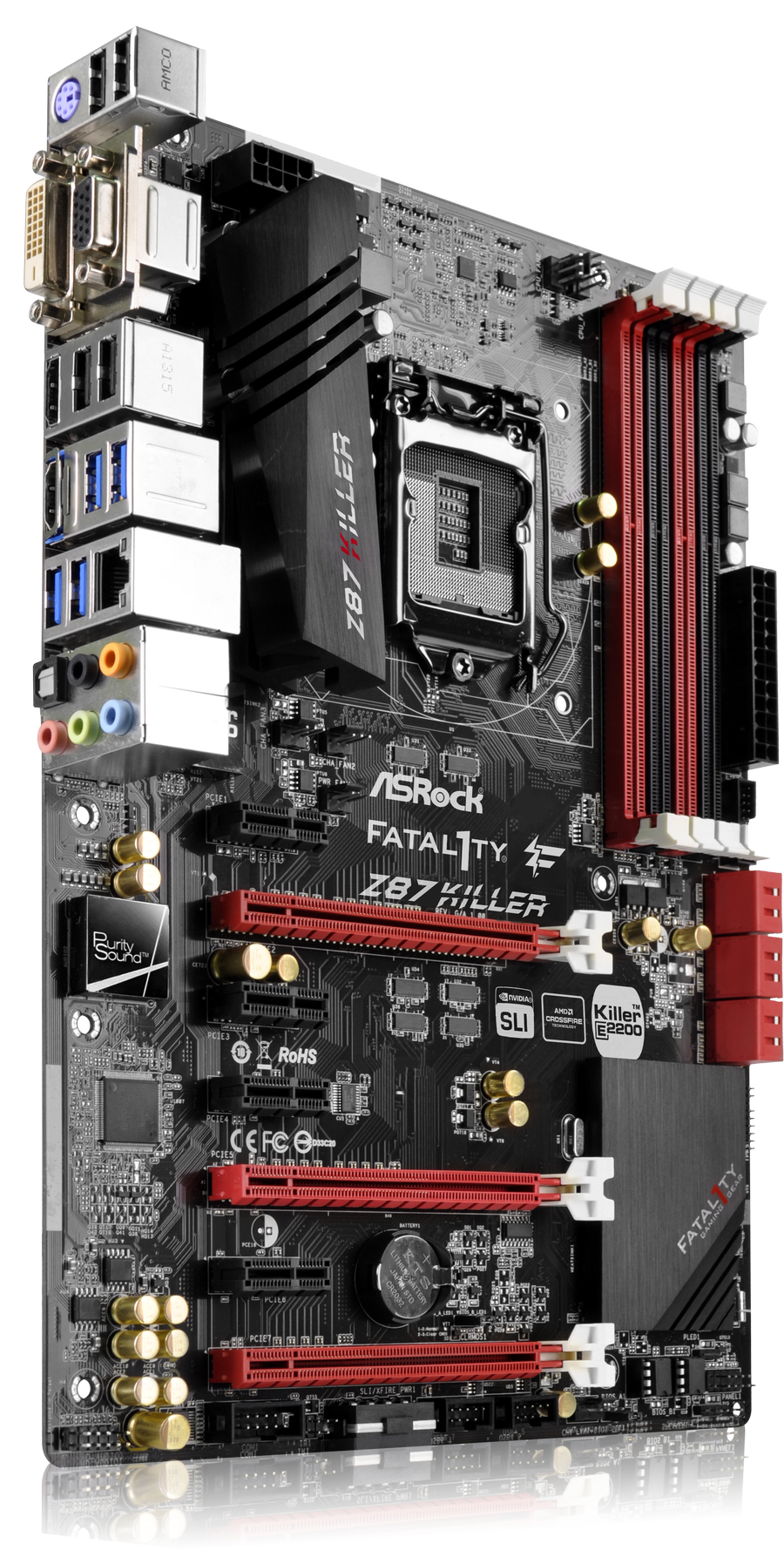 ASRock تصدر لوحتهاالجديدة الخاصة بالاعبين Fatal1ty Z87 Killer