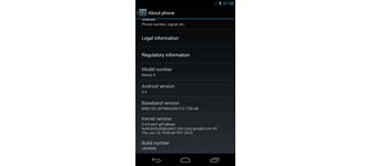 تسريب Android 4.3 لهاتف Nexus 4 تسريب Android 4.3 لهاتف Nexus 4