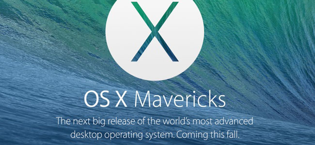 أبل تُصدر OS X Mavericks Developer Preview 8