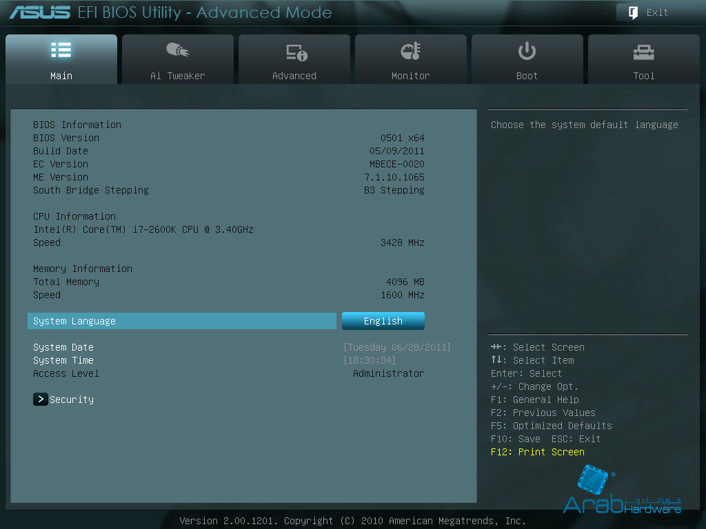 Asus P8Z68-V Pro - Arabhardware