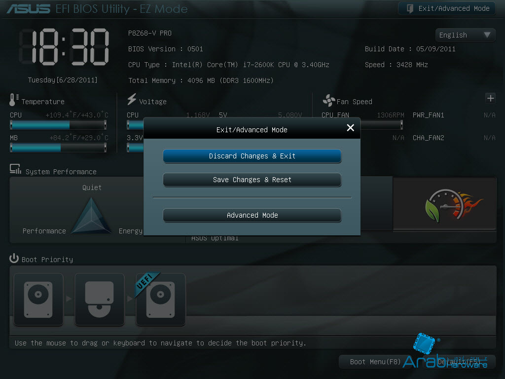 Asus P8Z68-V Pro - Arabhardware