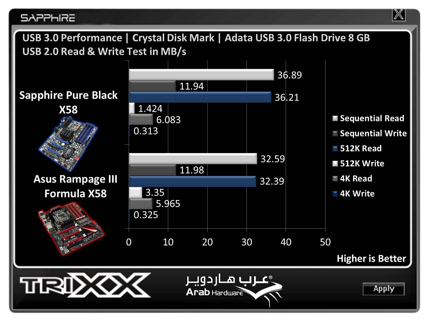 Sapphire Pure Black X58