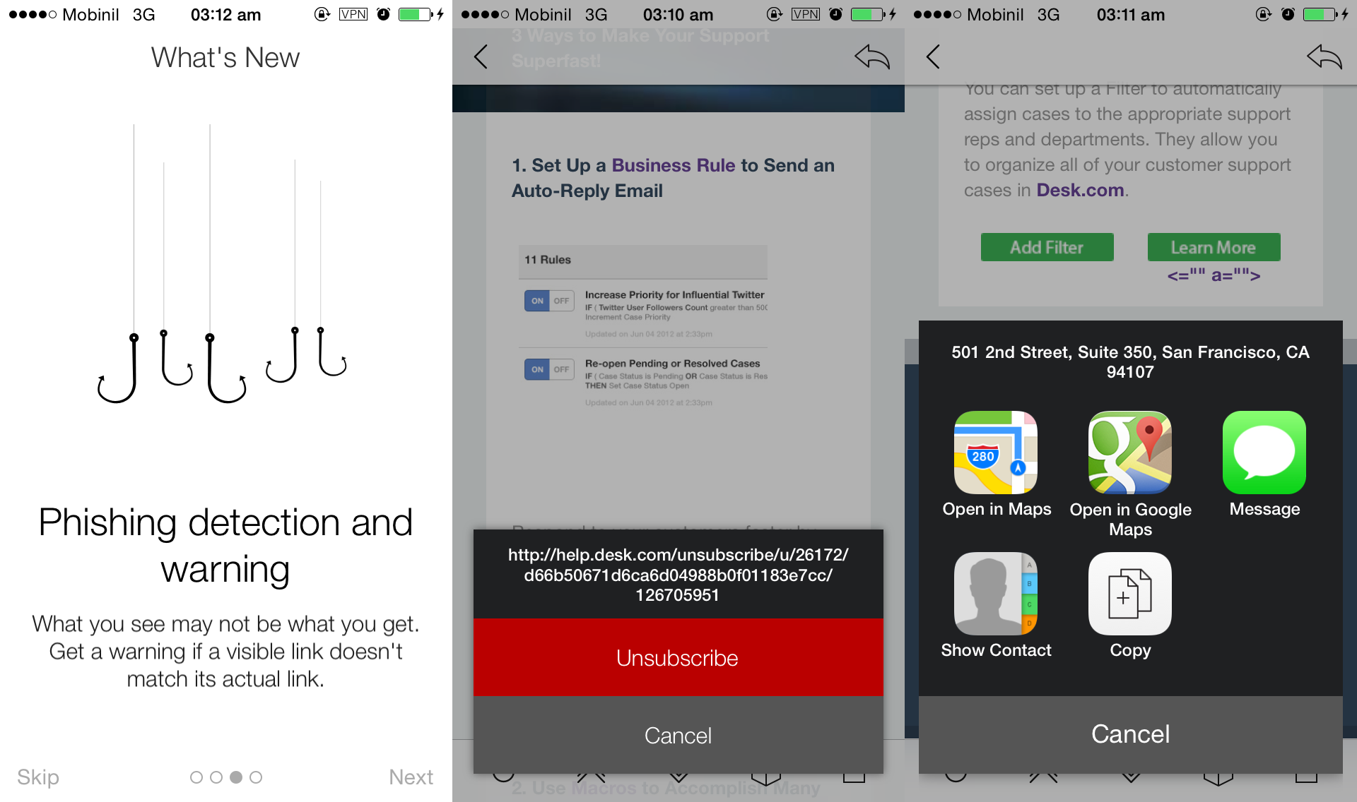 Dispatch Mail App