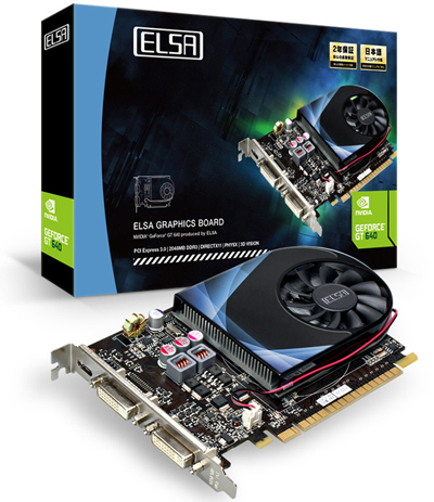 ELSA تعلن عن بطاقة GeForce GT 640 2GB