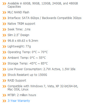 OCZ Agility 3 240GB SATA III SSD Review