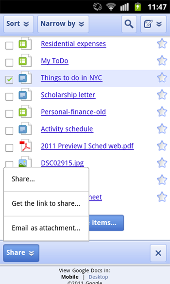 google docs