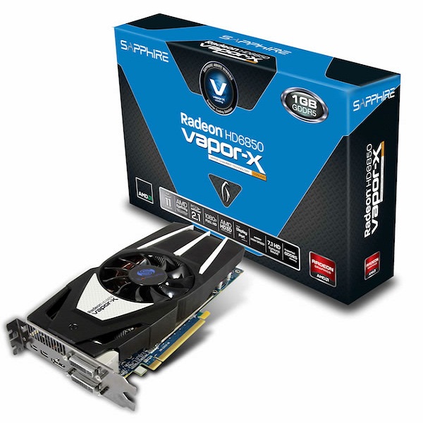 Sapphire تعلن عن بطاقة HD 6850 Vapor-X