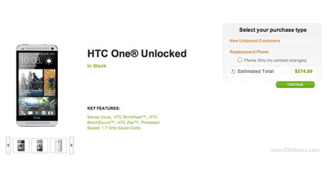htc one unlocked priced at 575 in the us-logo