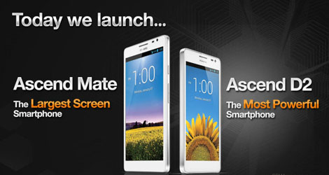 huawei announces 61inch ascend mate and 5inch ascend d2-logo