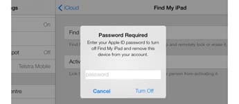 خاصية My iPhone تتطلب كلمة مرور لتعطيل نظام IOS 7 خاصية My iPhone تتطلب كلمة مرور لتعطيل نظام IOS 7