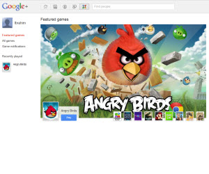 angry birds in google plus