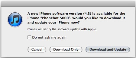 أبل تطلق تحديث iOS 4.3