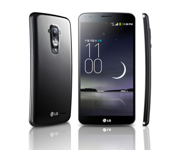 G Flex أول هاتف بشاشة منحنية من LG