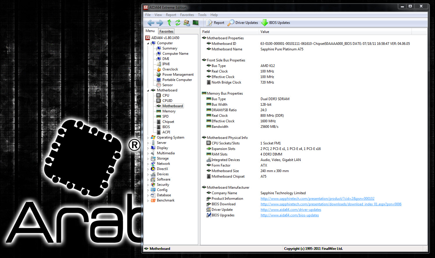 AMD A8-3850 Llano APU Review - Arabhardware