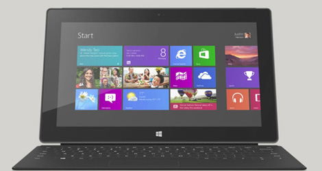 microsofts 128gb surface pro will ship with just 83gb of usable space-logo