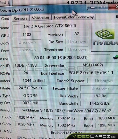 إختبار MSI GTX 660 Ti Hawk 3-Way SLI (بالصور)