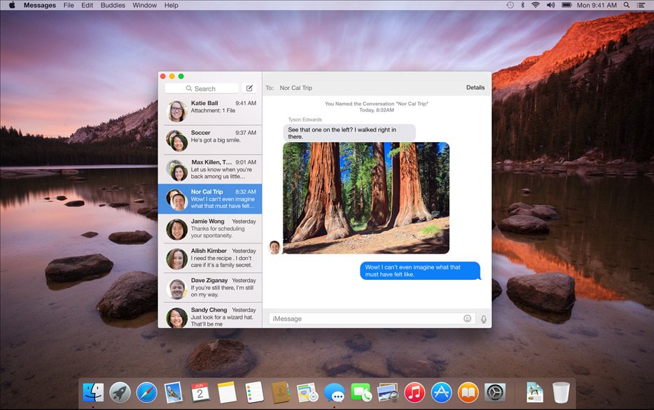osx design view messages