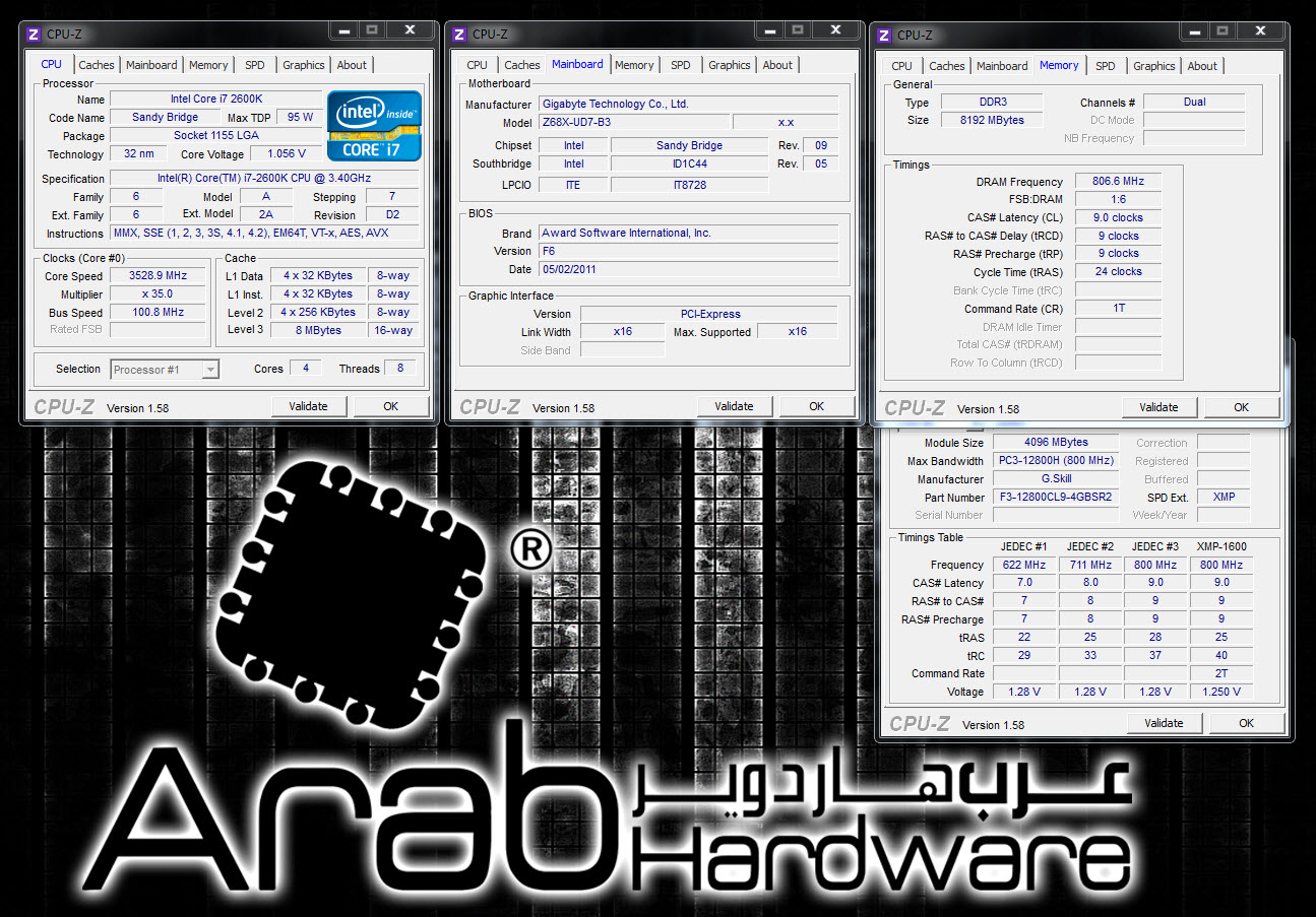 G.Skill Sniper 1600MHz DDR3 CL9 (4GBx2) Review - Arabhardware