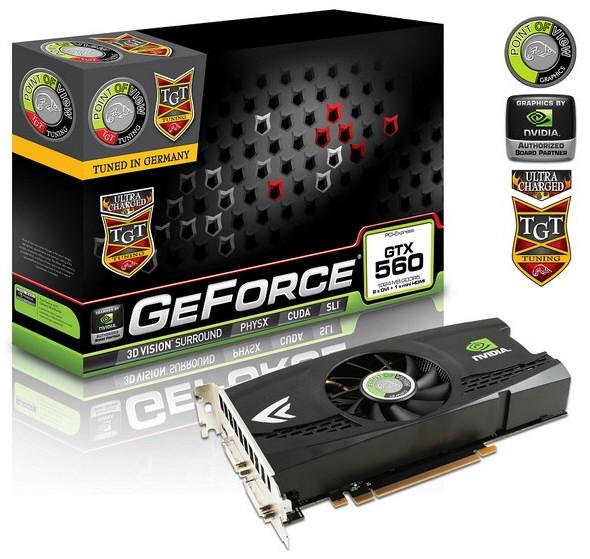 PoV تطلق بطاقتين مكسورتي السرعة من بطاقات GTX 560