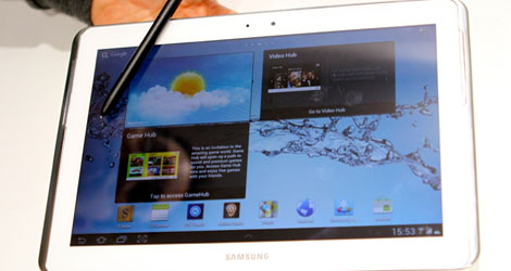 Samsung Galaxy Note 10.1 تم شحنه قبل ميعاد الإطلاق الرسمي