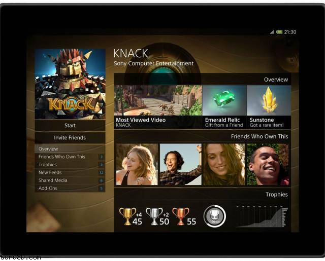 screenshots of playstation 4s user interface-01