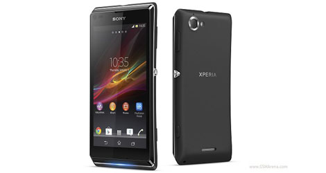 sony unveils the midrange xperia l with an ambiance light-logo