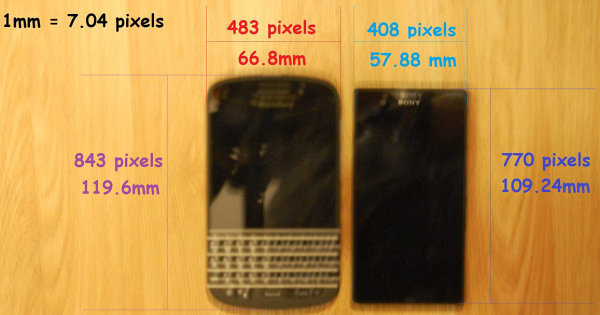 sony xperia honami mini photo sizes it up against blackberry q10-02
