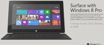 Surface Pro سيتوافر خلال الأسابيع القليلة القادمة Surface Pro سيتوافر خلال الأسابيع القليلة القادمة