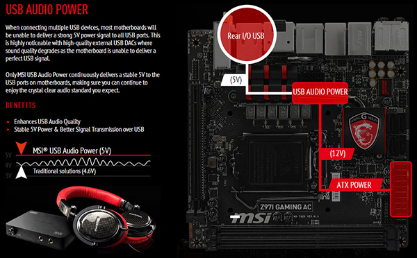 usb audio power