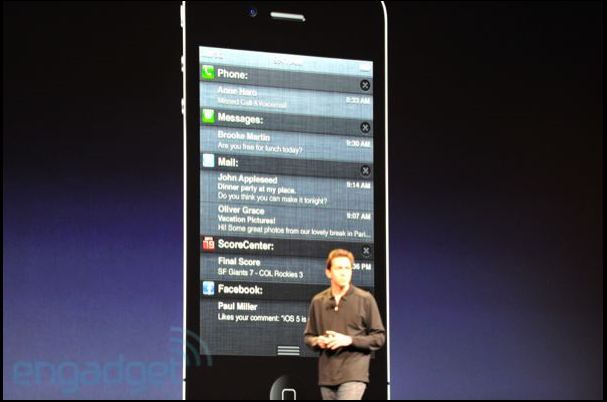 WWDC  | مركز الإشعارات سيكون متواجداً في iOS 5 !