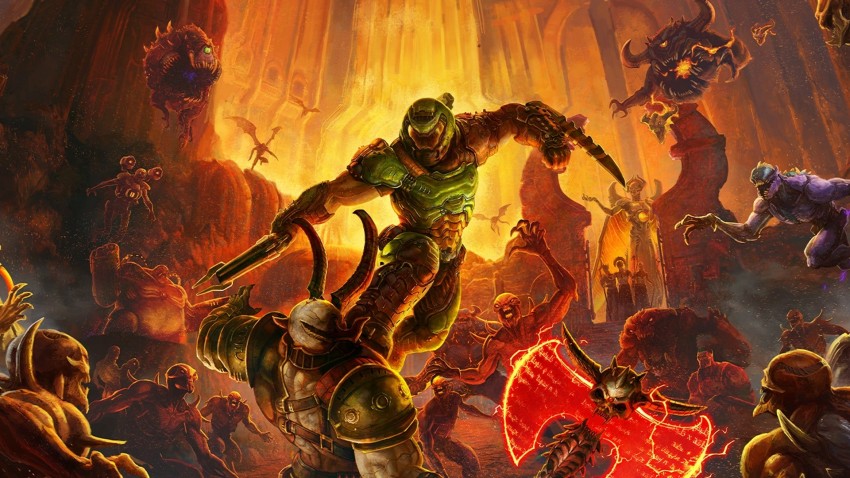 تحديث Doom Eternal للجيل الجديد يمنع نقل ملفات الحفظ من PS4 لـPS5