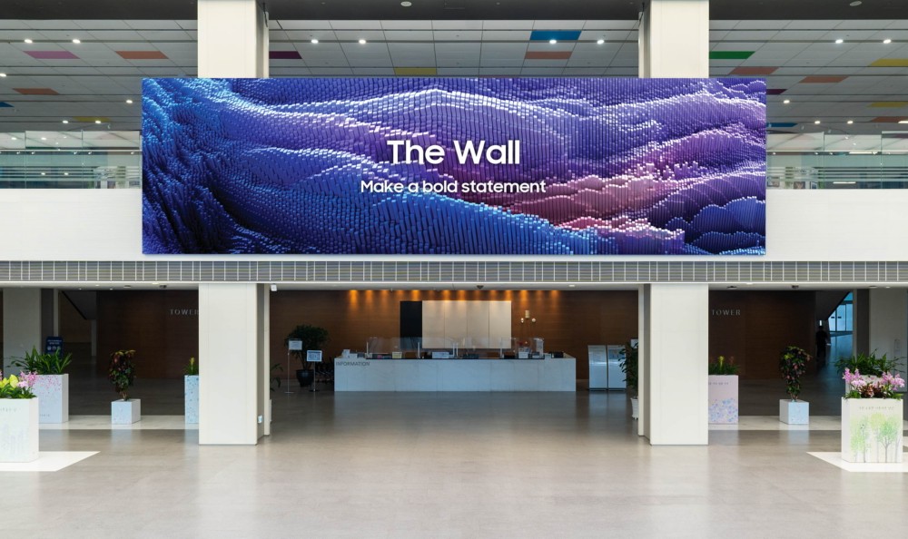 سامسونج تشكف عن شاشة جديدة MicroLED بحجم 1000 بوصة!