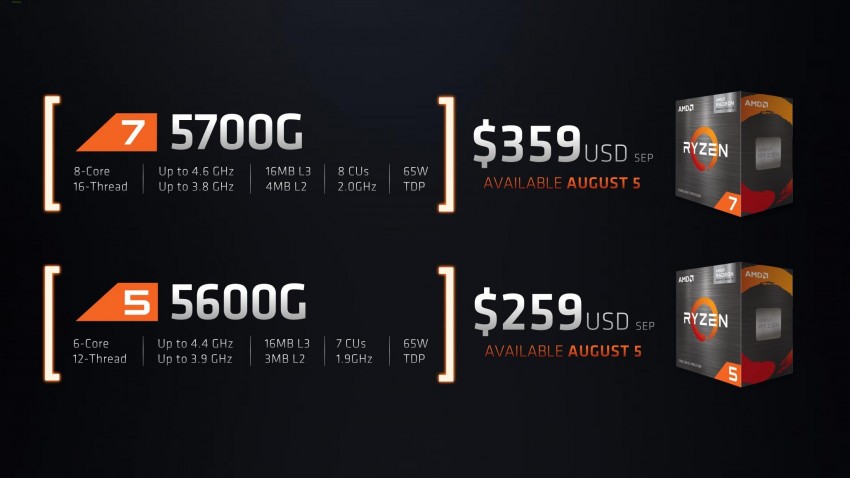 معالجات AMD Ryzen 5000G تصل إلى بعض المتاجر بسعرٍ أعلى!