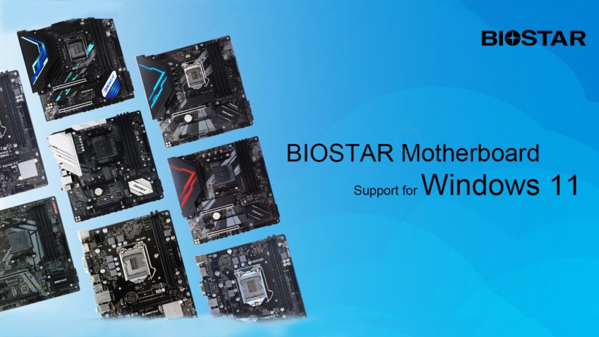 شركة BIOSTAR عن قائمة لوحاتها الأم الداعملة لنظام تشغيل Windows 11