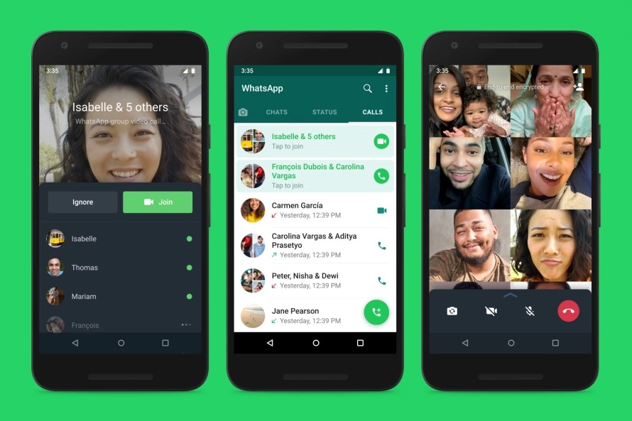 Whatsapp video call