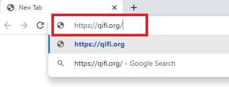 قُم بالدخول إلى موقع qifi
