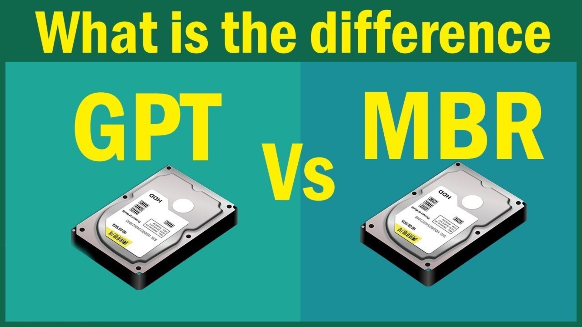 أنظمة تقسيم MBR وGPT: ما هو الفارق بينهم ولماذا يجب أن تهتم؟