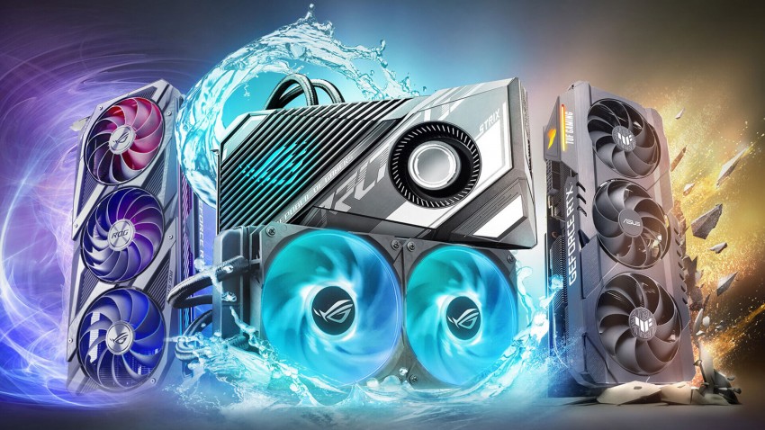 شركة ASUS تُقدّم بطاقات ROG Strix LC RTX 3080 Ti ذات التبريد الهجين