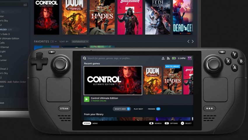 منصة Steam Deck الجديدة تستهدف 30 إطار في الثانية مع معظم الألعاب!