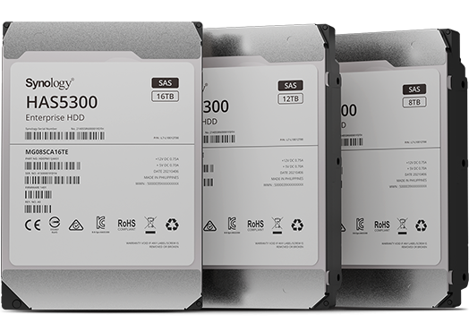 Synology تطلق الأقراص الثابتة HAS5300 SAS لأداء عالي وقابل للتطوير