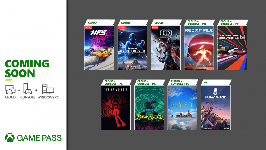 حزمة جديدة من الألعاب قادمة إلى خدمة Xbox Game Pass